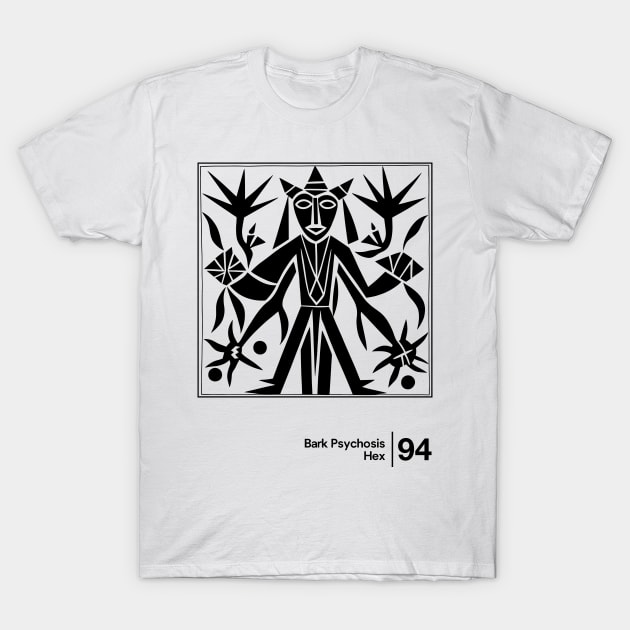 Bark Psychosis - Hex - Minimalist Graphic Artwork Design T-Shirt by saudade